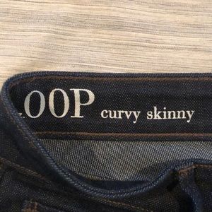 Ann Taylor LOFT SIZE 00P curvy skinny jeans